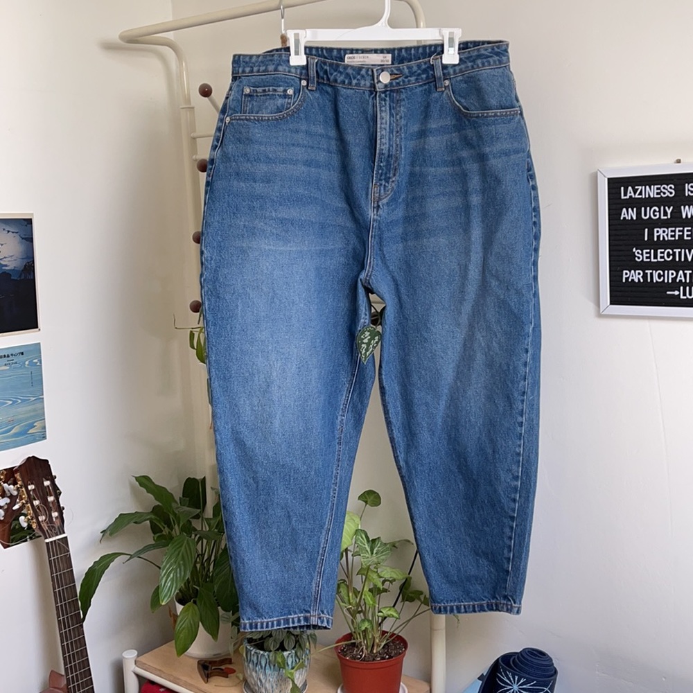 ASOS Curve balloon boyfriend jeans